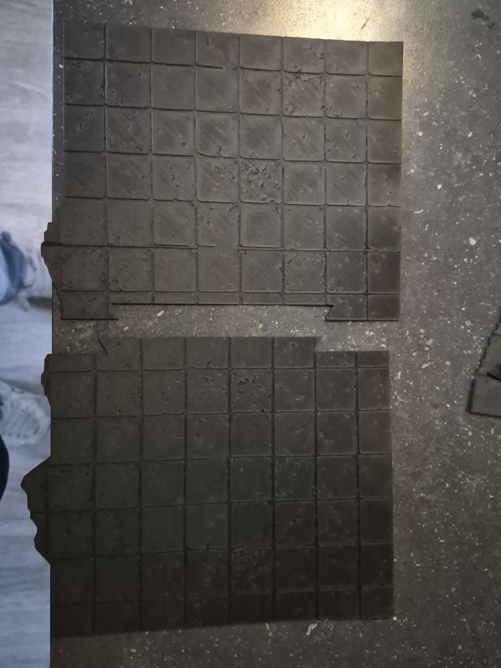 Table top terrain templates
