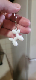 Balloon animal dog keychain