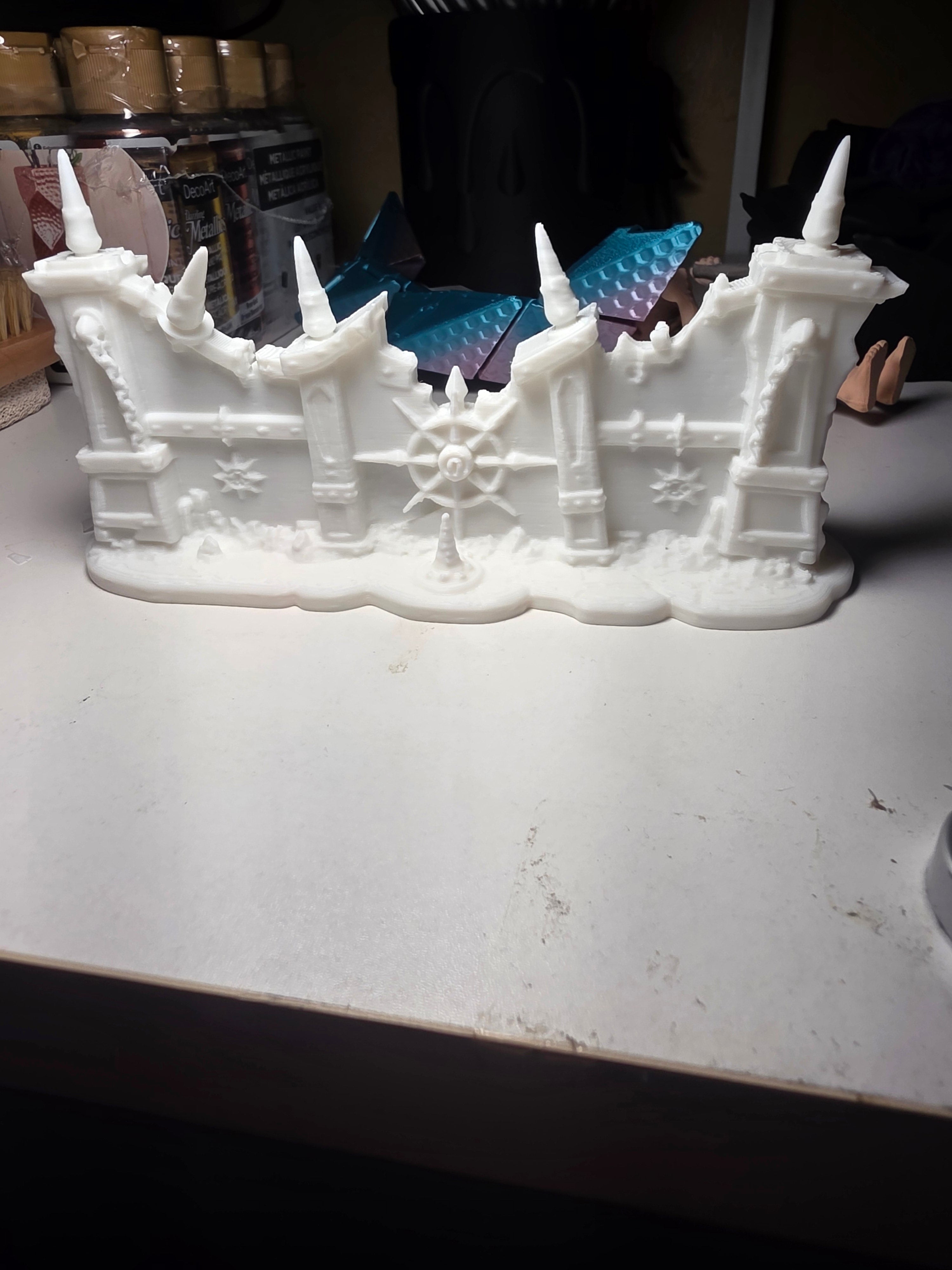 Tabletop terrain wall